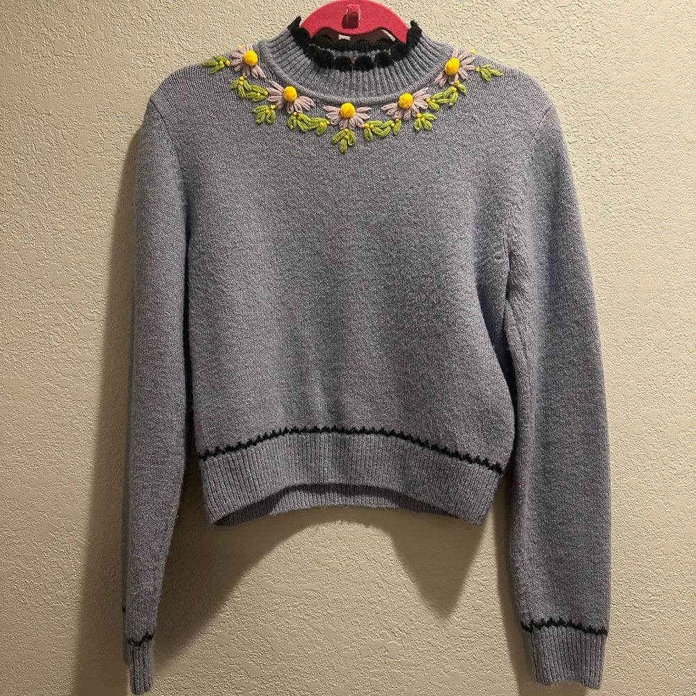 Embroidered Sweater